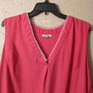 TOP,TUNIC,SLEEVELESS,BLOUSE